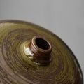 Vintage Coarse Porcelain Vase Living Room Decorative Art Arrangement Flat Vase Flower Arrangement Container Interior Ornament